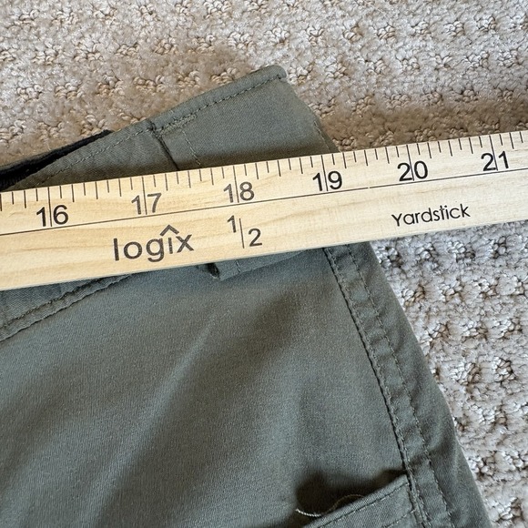 Duluth Trading Company Women's Olive Green Stretch Cargo Work Pants Size XL X 28 - Picture 3 of 6